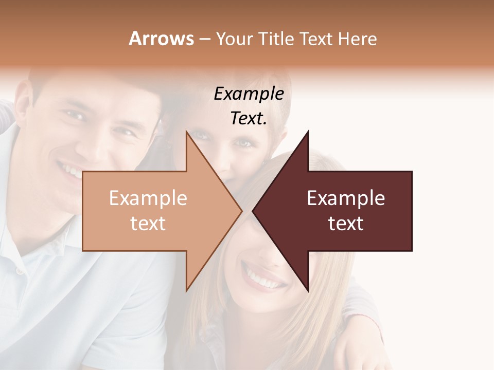 Attractive Cute Portrait PowerPoint Template