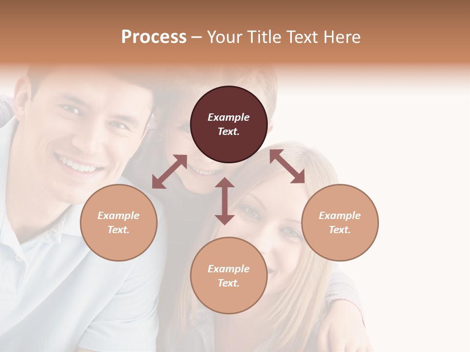 Attractive Cute Portrait PowerPoint Template