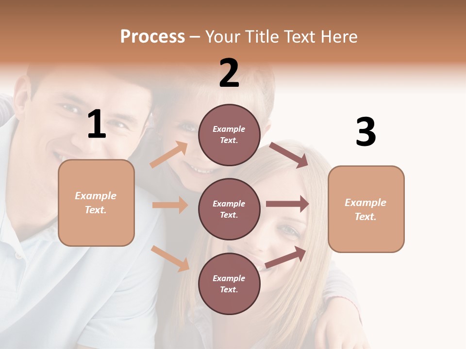 Attractive Cute Portrait PowerPoint Template