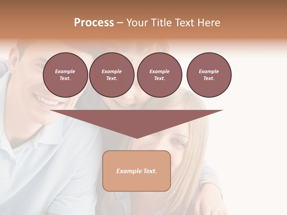 Attractive Cute Portrait PowerPoint Template