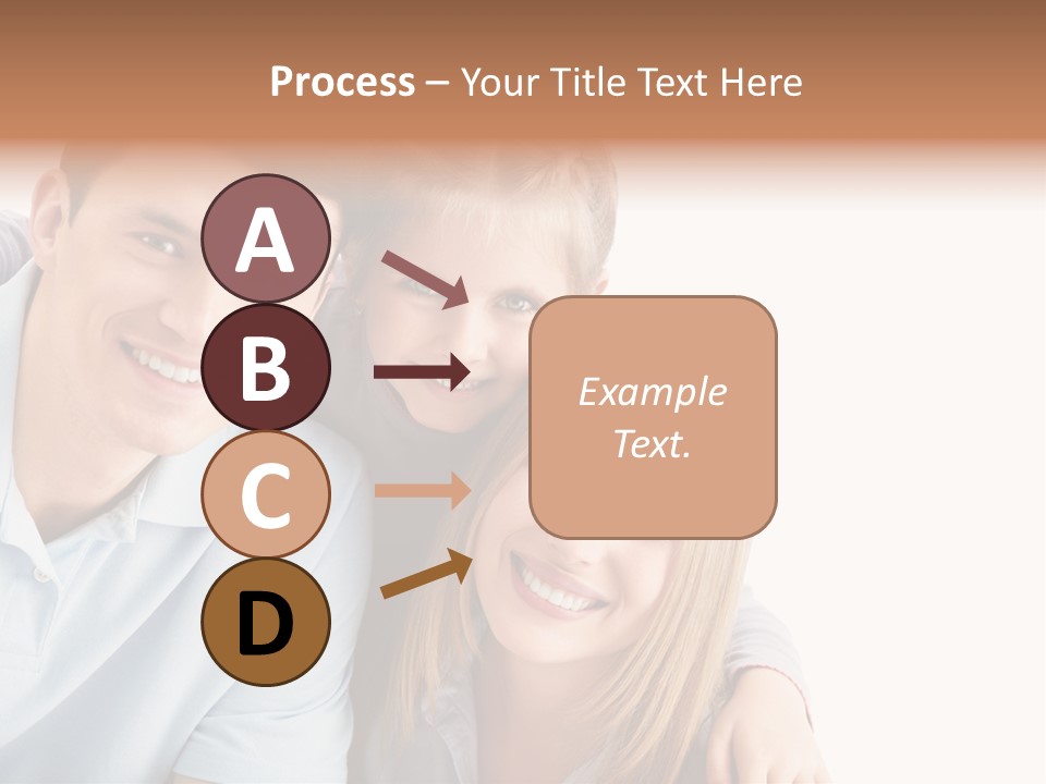 Attractive Cute Portrait PowerPoint Template