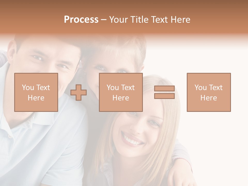 Attractive Cute Portrait PowerPoint Template