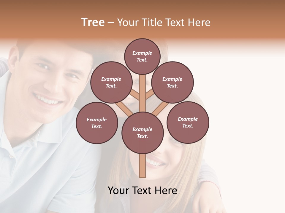 Attractive Cute Portrait PowerPoint Template