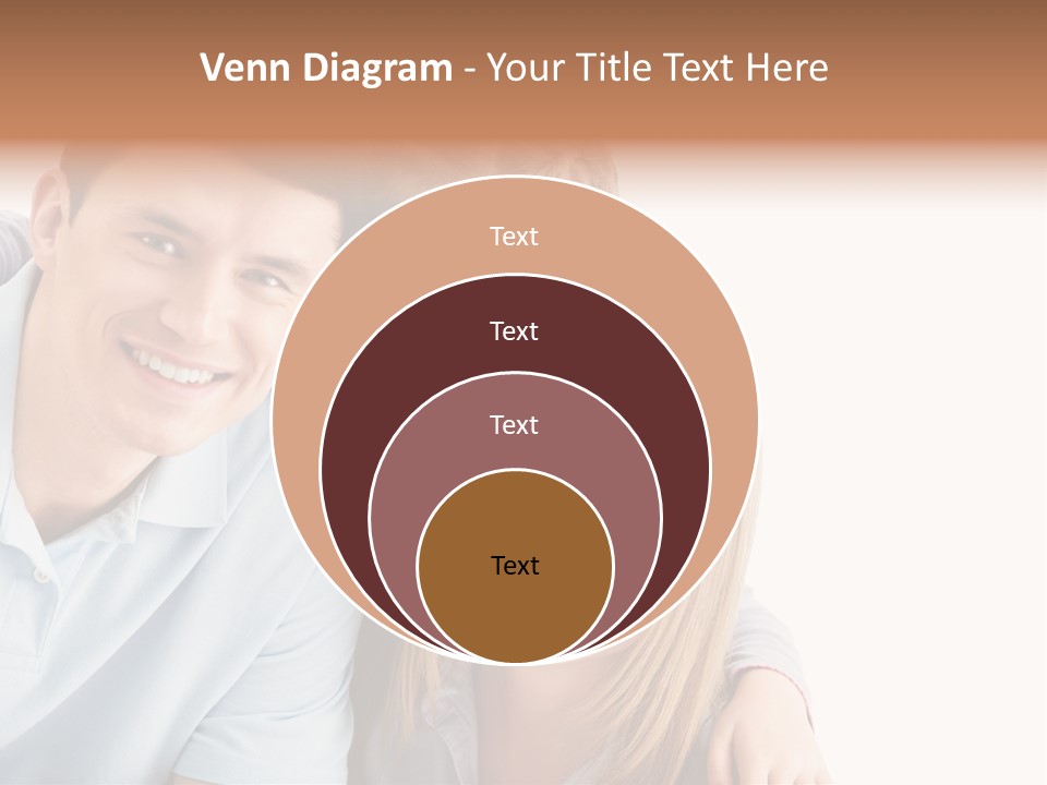 Attractive Cute Portrait PowerPoint Template