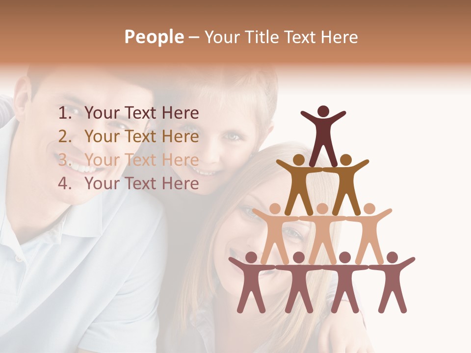 Attractive Cute Portrait PowerPoint Template