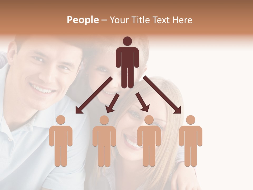 Attractive Cute Portrait PowerPoint Template