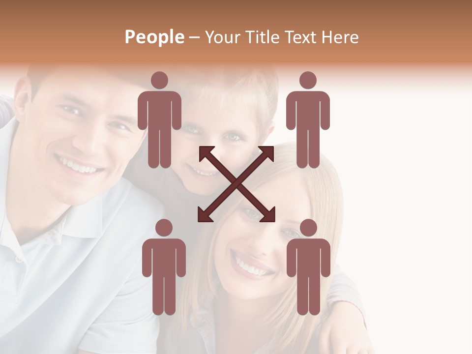 Attractive Cute Portrait PowerPoint Template