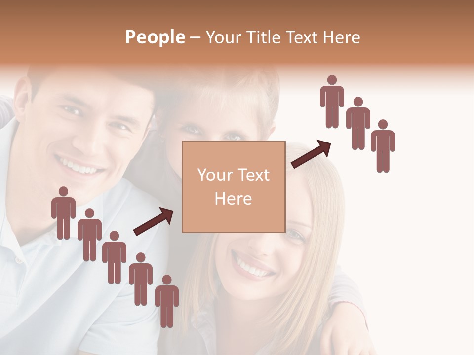 Attractive Cute Portrait PowerPoint Template