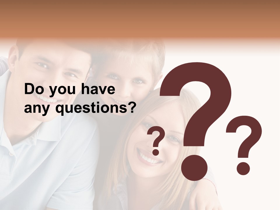 Attractive Cute Portrait PowerPoint Template