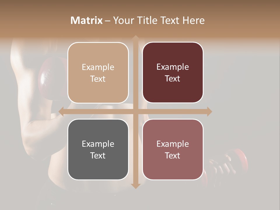 Strength Breast Hands PowerPoint Template