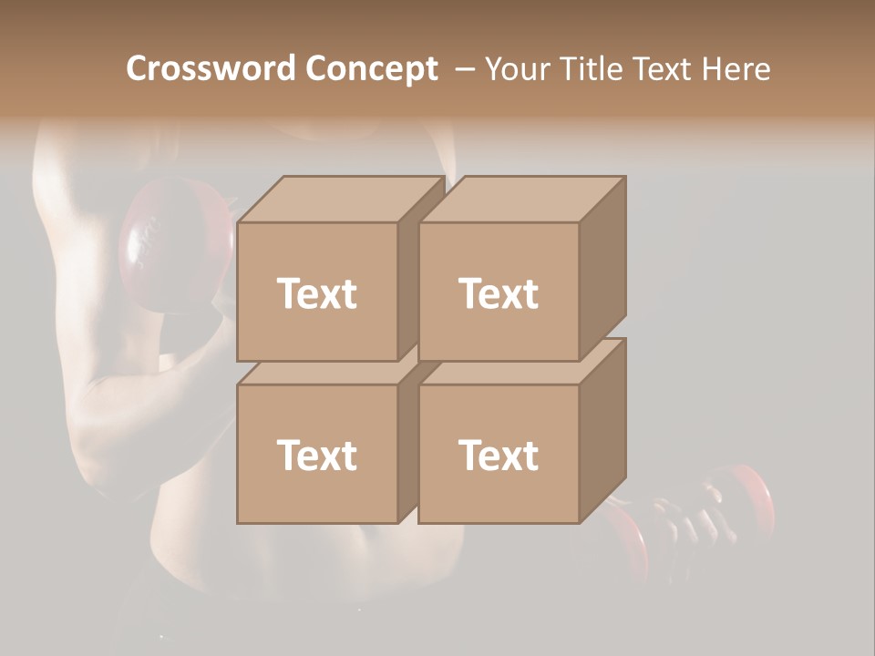 Strength Breast Hands PowerPoint Template