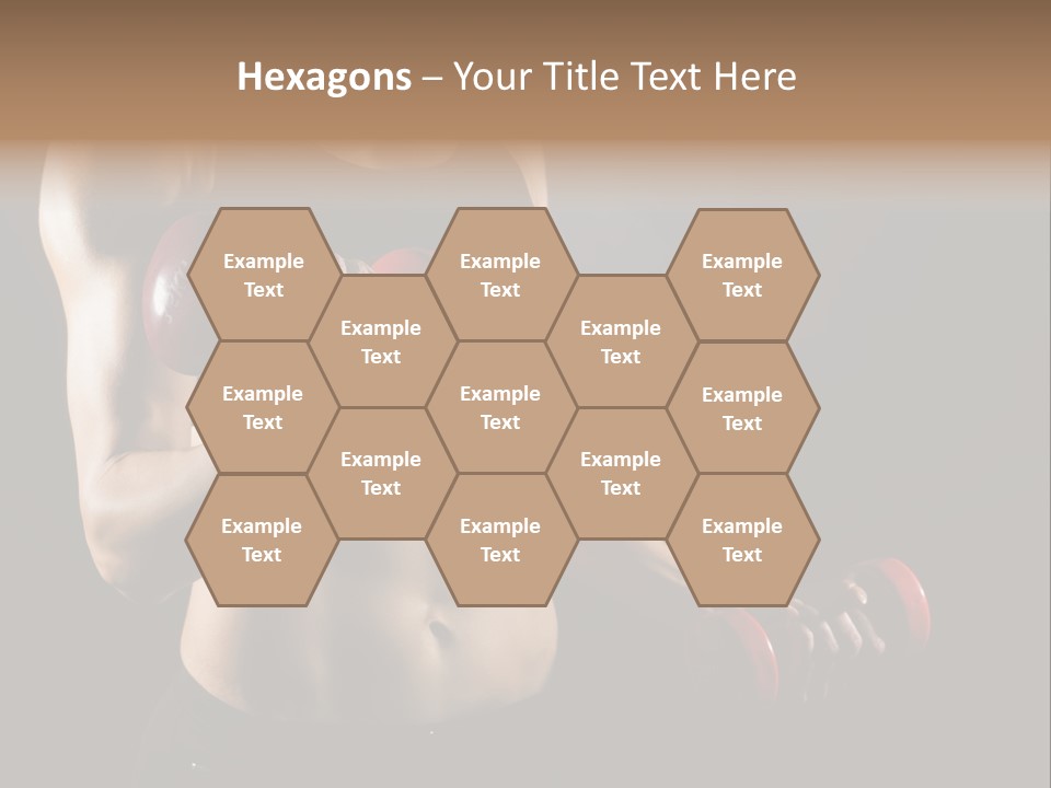 Strength Breast Hands PowerPoint Template