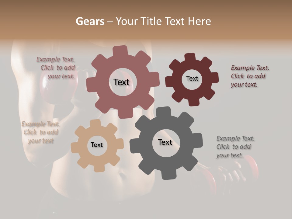 Strength Breast Hands PowerPoint Template