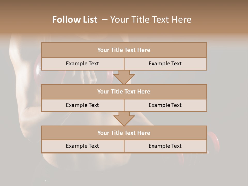 Strength Breast Hands PowerPoint Template