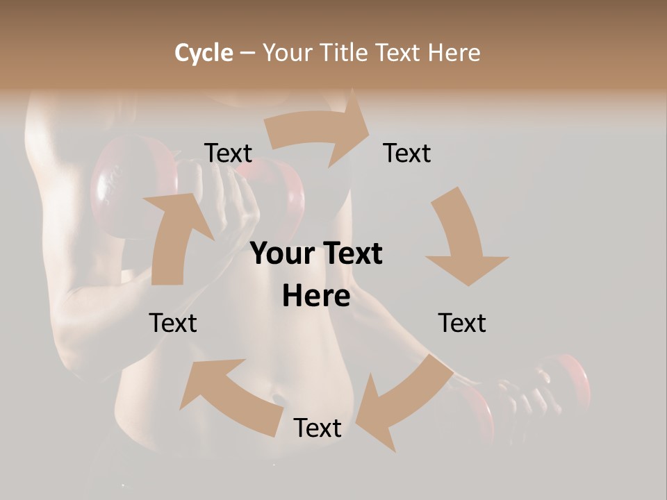Strength Breast Hands PowerPoint Template