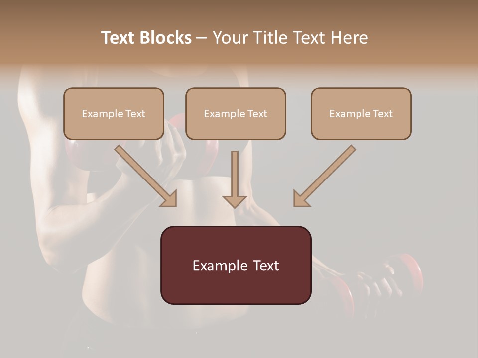 Strength Breast Hands PowerPoint Template