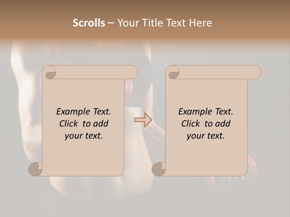 Strength Breast Hands PowerPoint Template