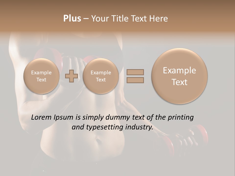 Strength Breast Hands PowerPoint Template