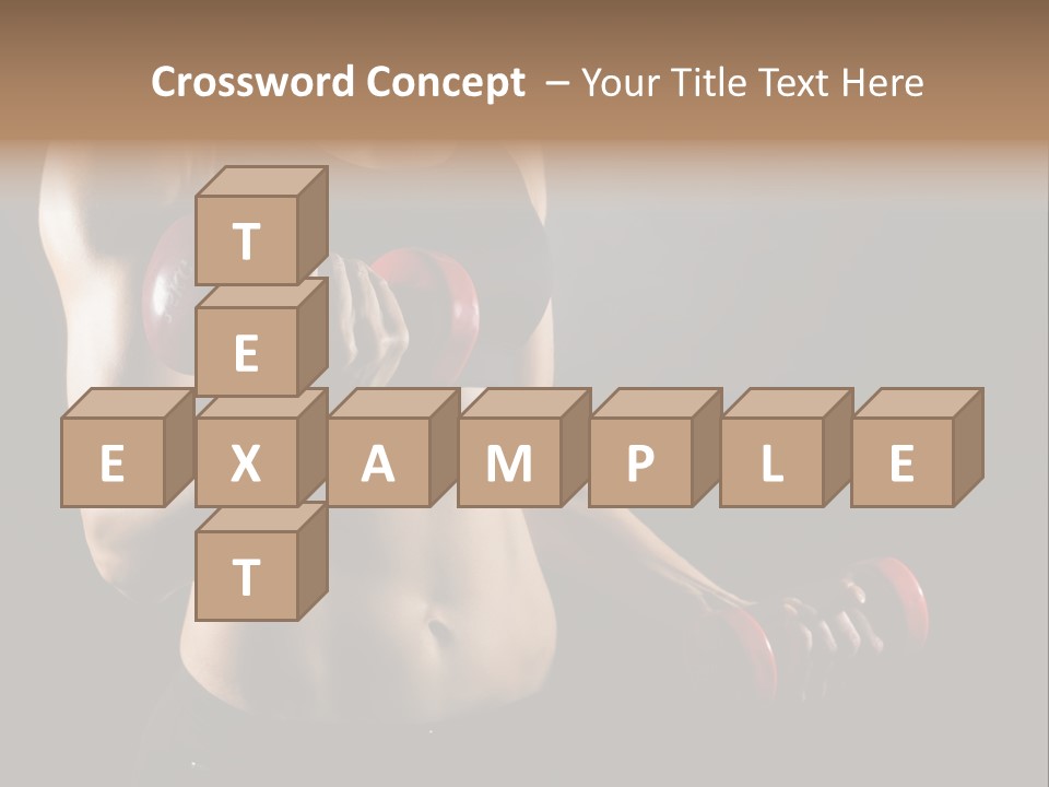 Strength Breast Hands PowerPoint Template