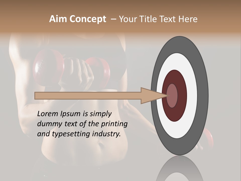 Strength Breast Hands PowerPoint Template