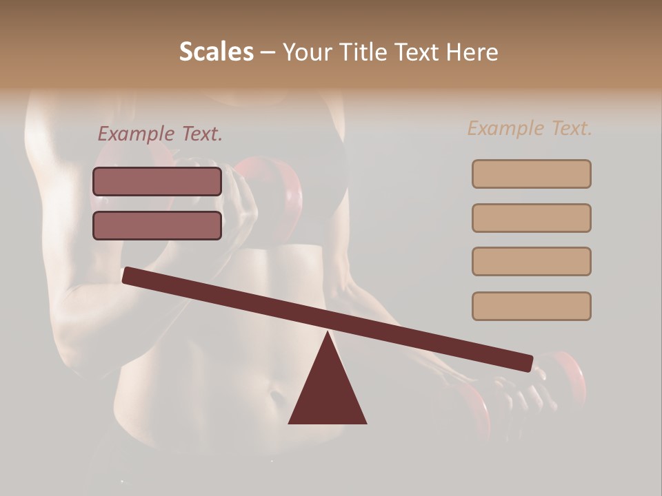 Strength Breast Hands PowerPoint Template