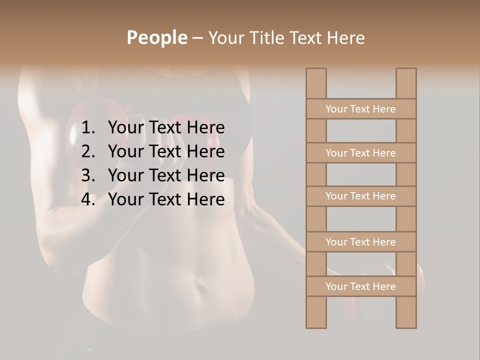 Strength Breast Hands PowerPoint Template