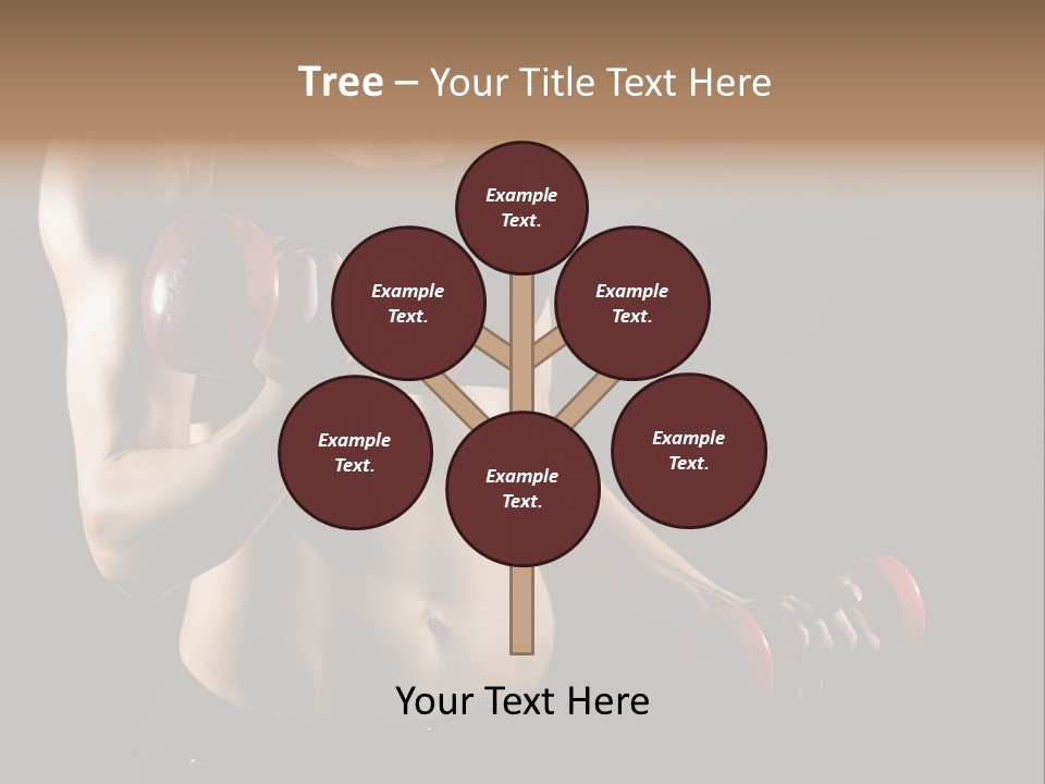 Strength Breast Hands PowerPoint Template