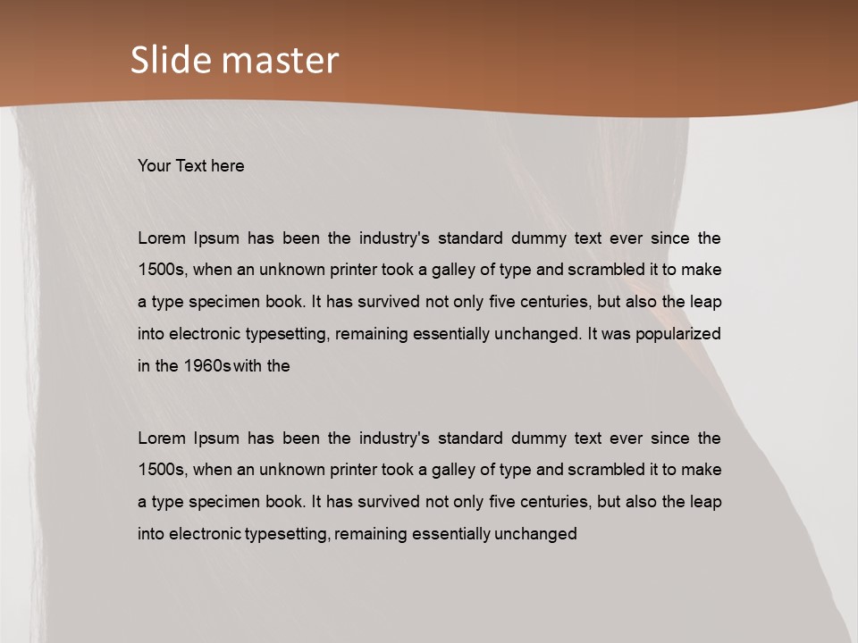 Glamour Female Young PowerPoint Template