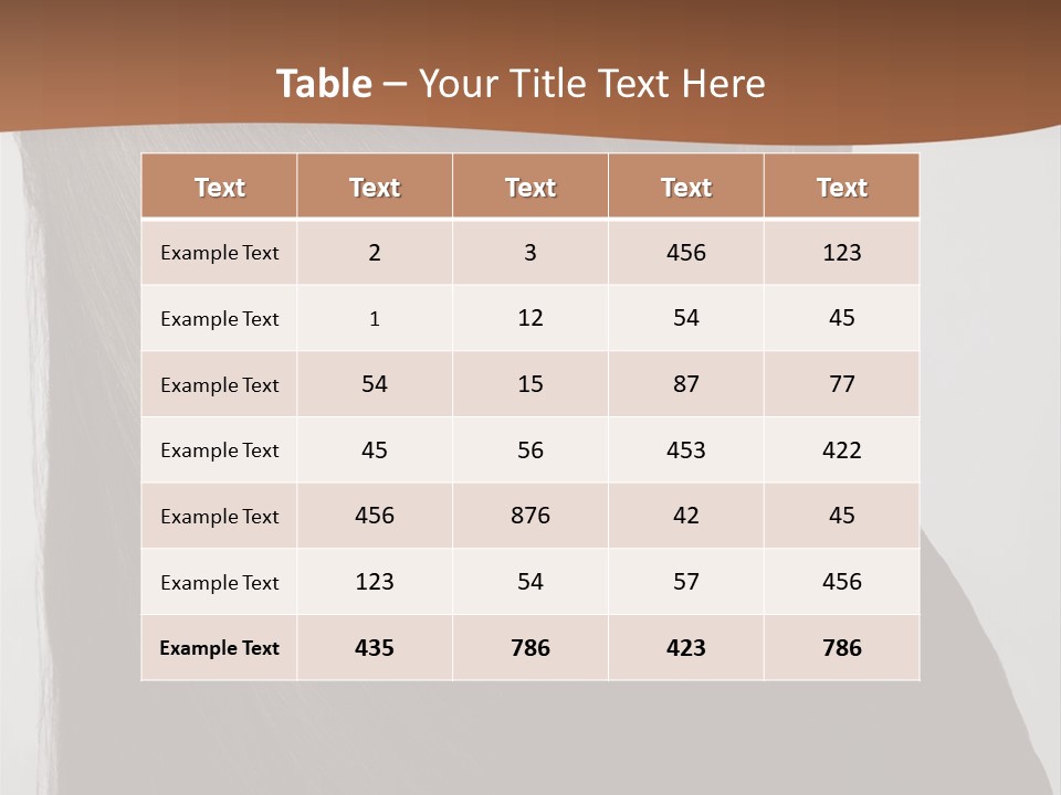 Glamour Female Young PowerPoint Template