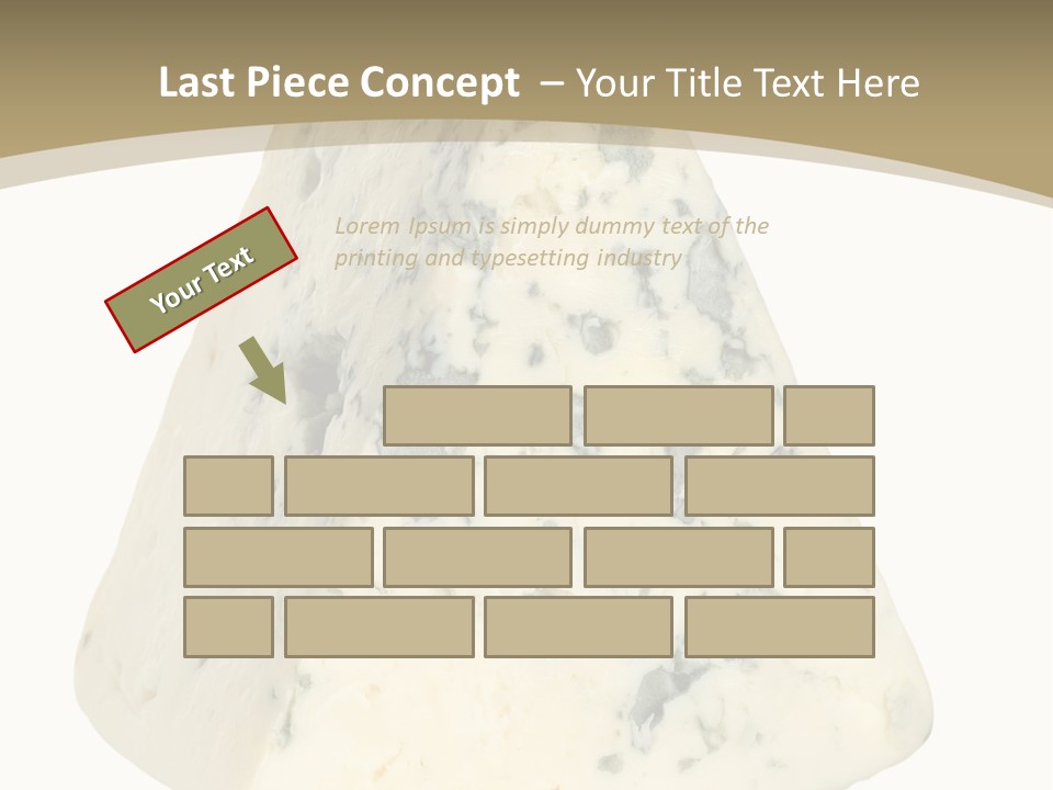 Gourmet Isolated Nobody PowerPoint Template