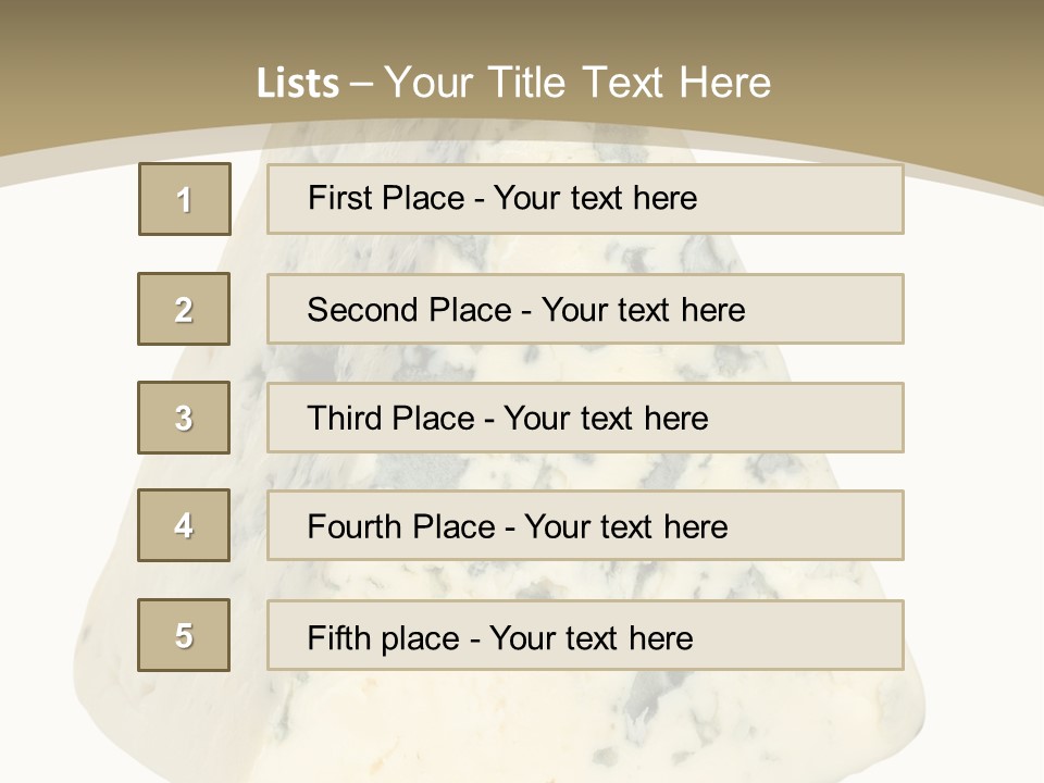 Gourmet Isolated Nobody PowerPoint Template