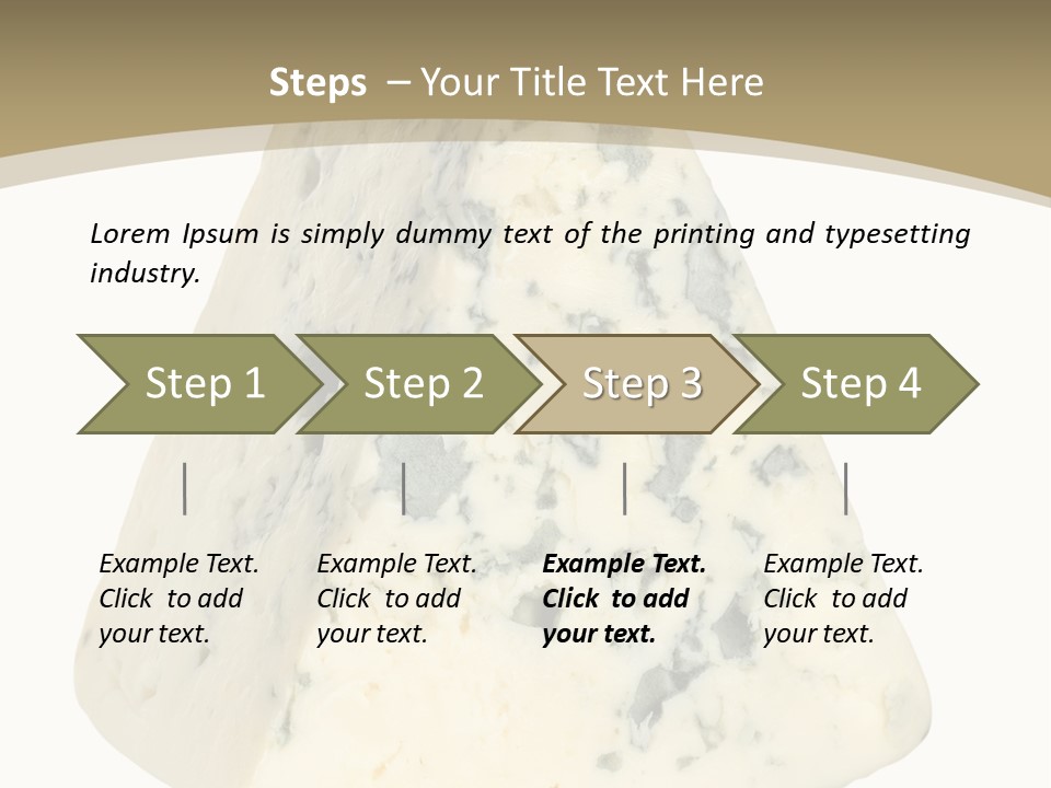 Gourmet Isolated Nobody PowerPoint Template