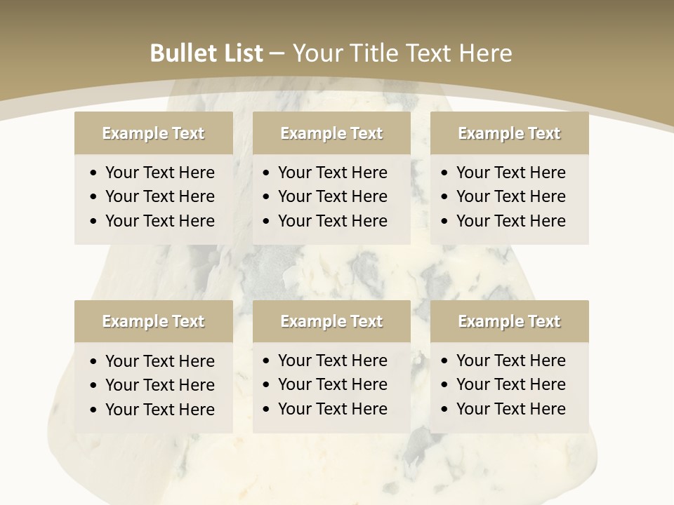 Gourmet Isolated Nobody PowerPoint Template