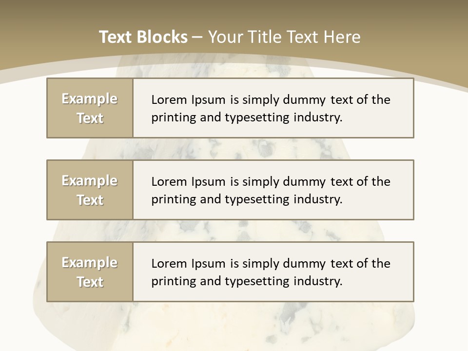 Gourmet Isolated Nobody PowerPoint Template