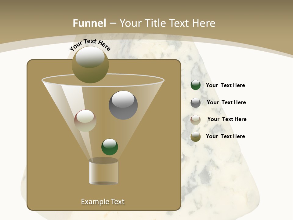 Gourmet Isolated Nobody PowerPoint Template