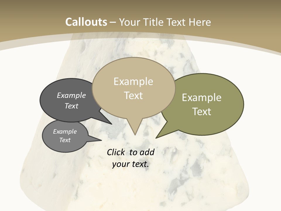 Gourmet Isolated Nobody PowerPoint Template