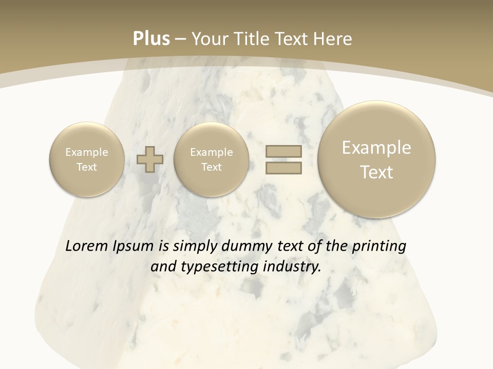Gourmet Isolated Nobody PowerPoint Template