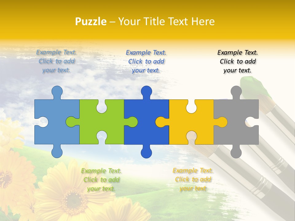 Enamel Cloud Can PowerPoint Template