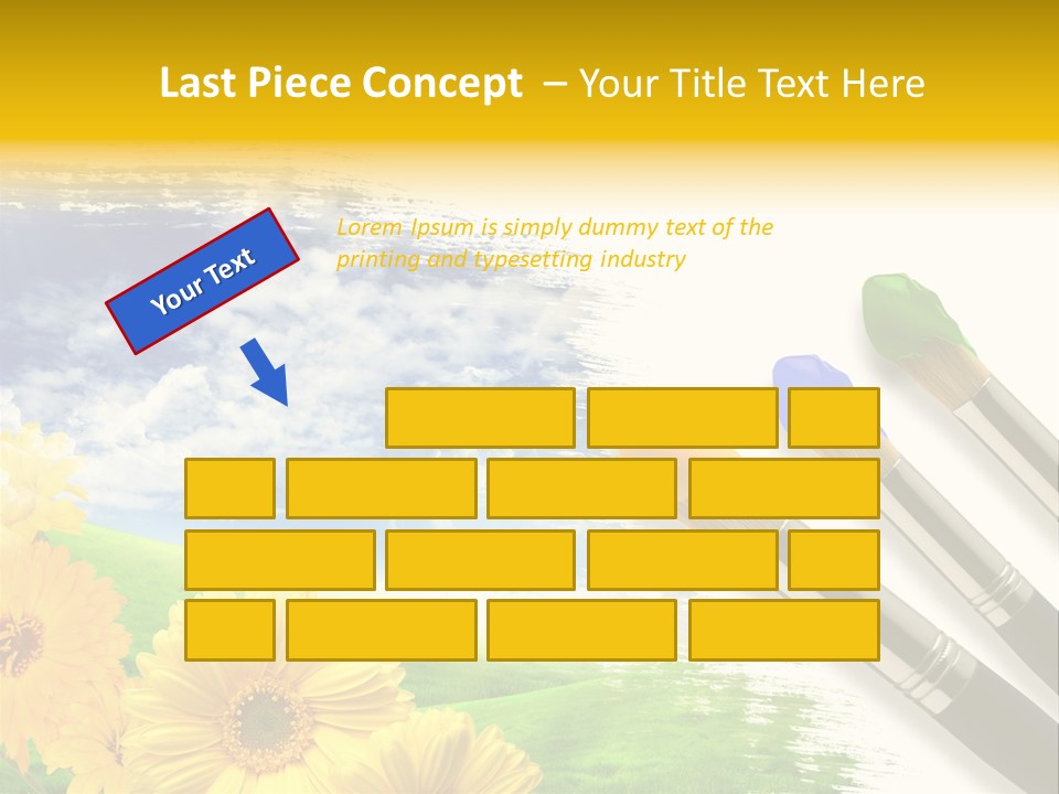 Enamel Cloud Can PowerPoint Template
