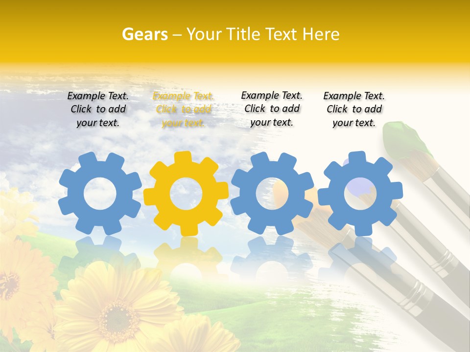 Enamel Cloud Can PowerPoint Template