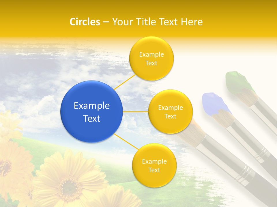 Enamel Cloud Can PowerPoint Template