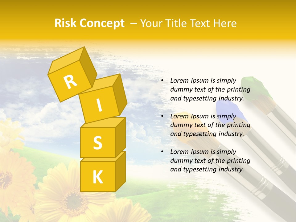 Enamel Cloud Can PowerPoint Template