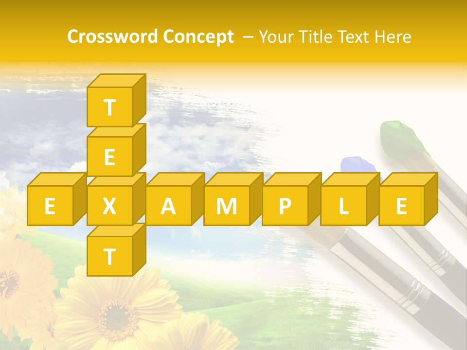 Enamel Cloud Can PowerPoint Template
