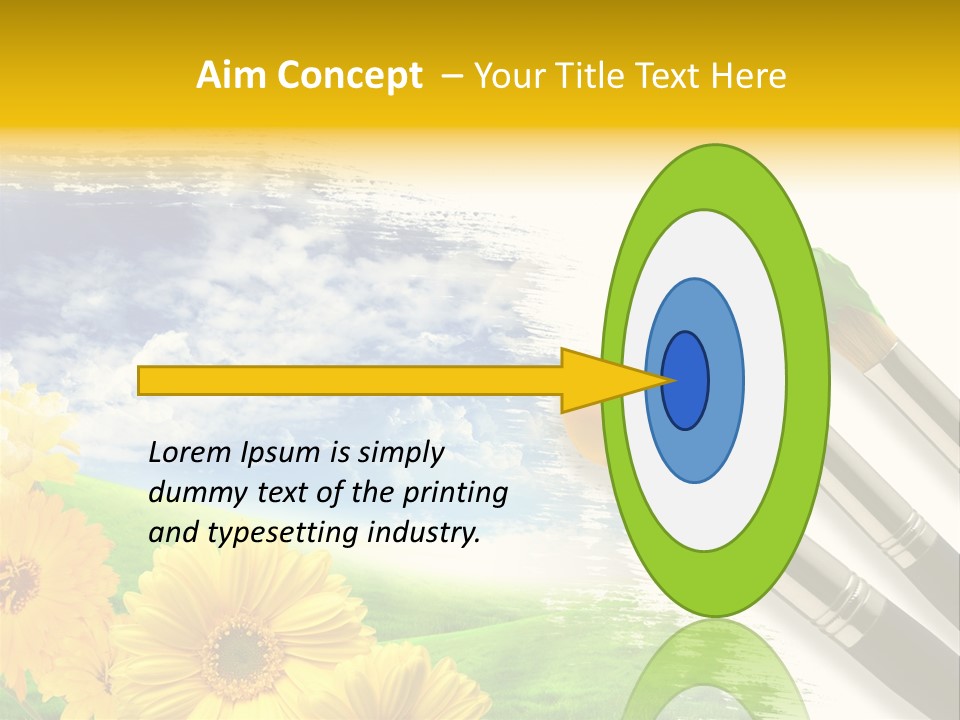 Enamel Cloud Can PowerPoint Template