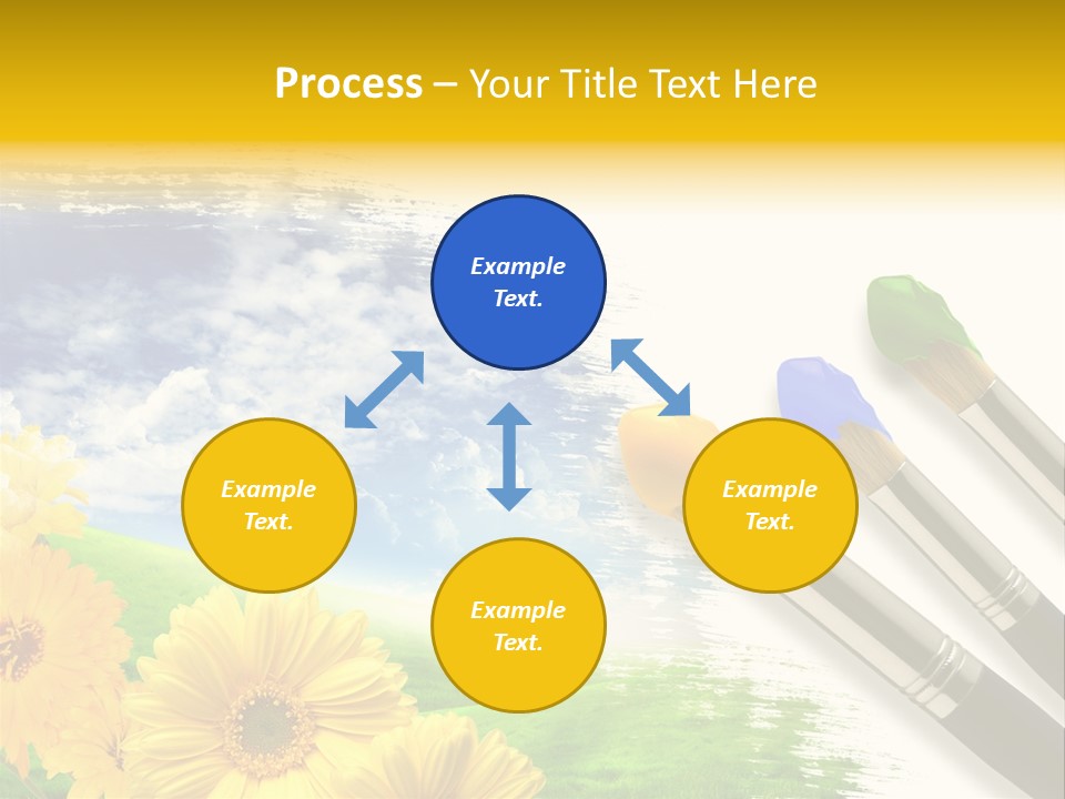 Enamel Cloud Can PowerPoint Template