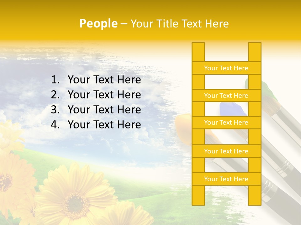 Enamel Cloud Can PowerPoint Template