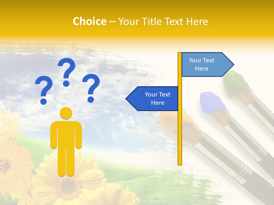 Enamel Cloud Can PowerPoint Template
