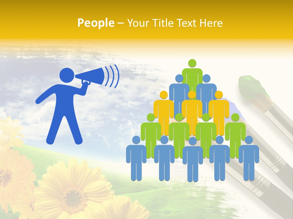 Enamel Cloud Can PowerPoint Template