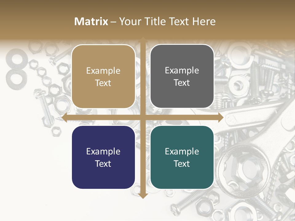 Background Construction Hardware PowerPoint Template