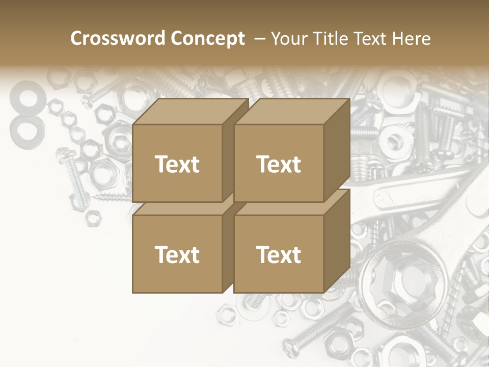 Background Construction Hardware PowerPoint Template